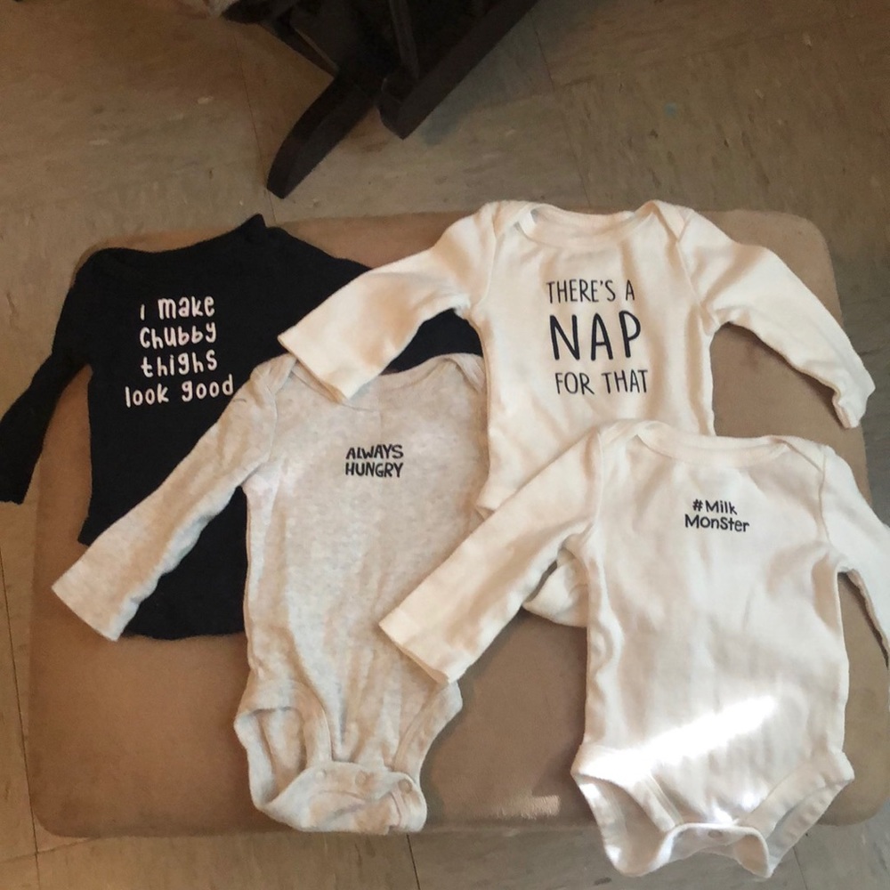 Four pack newborn onesie set !!